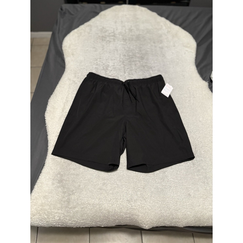 New Old Navy Men's Black Drawstring UPF 50 Shorts Size LT NWT Swimwear